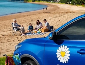 beach scene